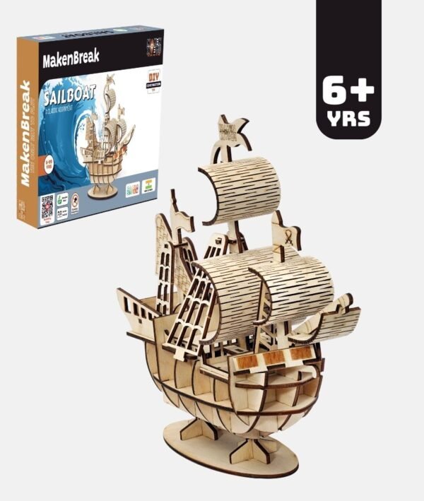 Sailboat, a DIY construction toy
