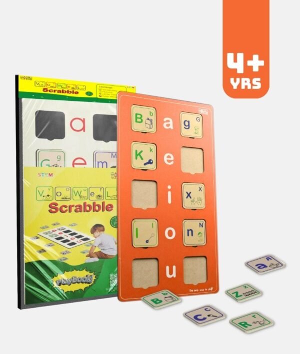 Vowel Scrabble, a CVC Board